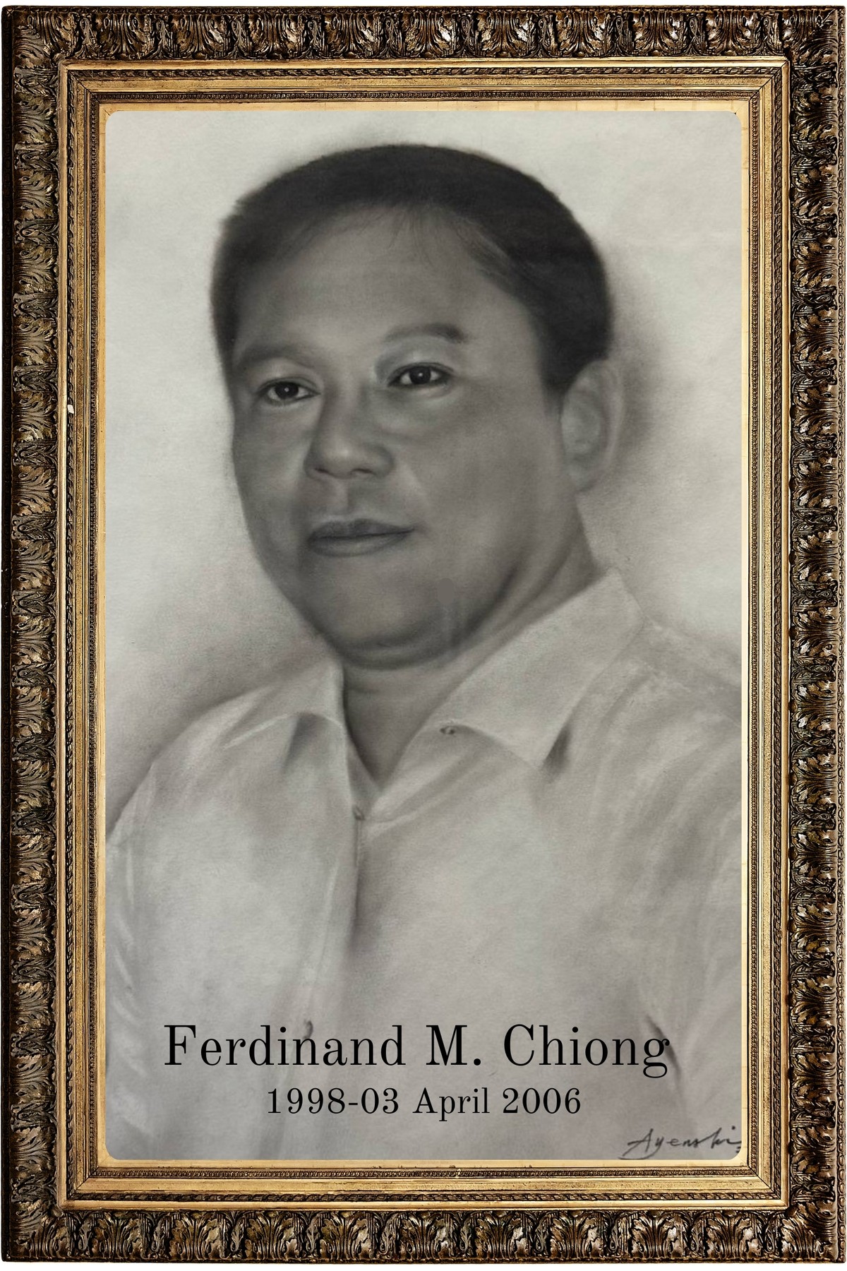 Portrait of Ferdinand Chiong