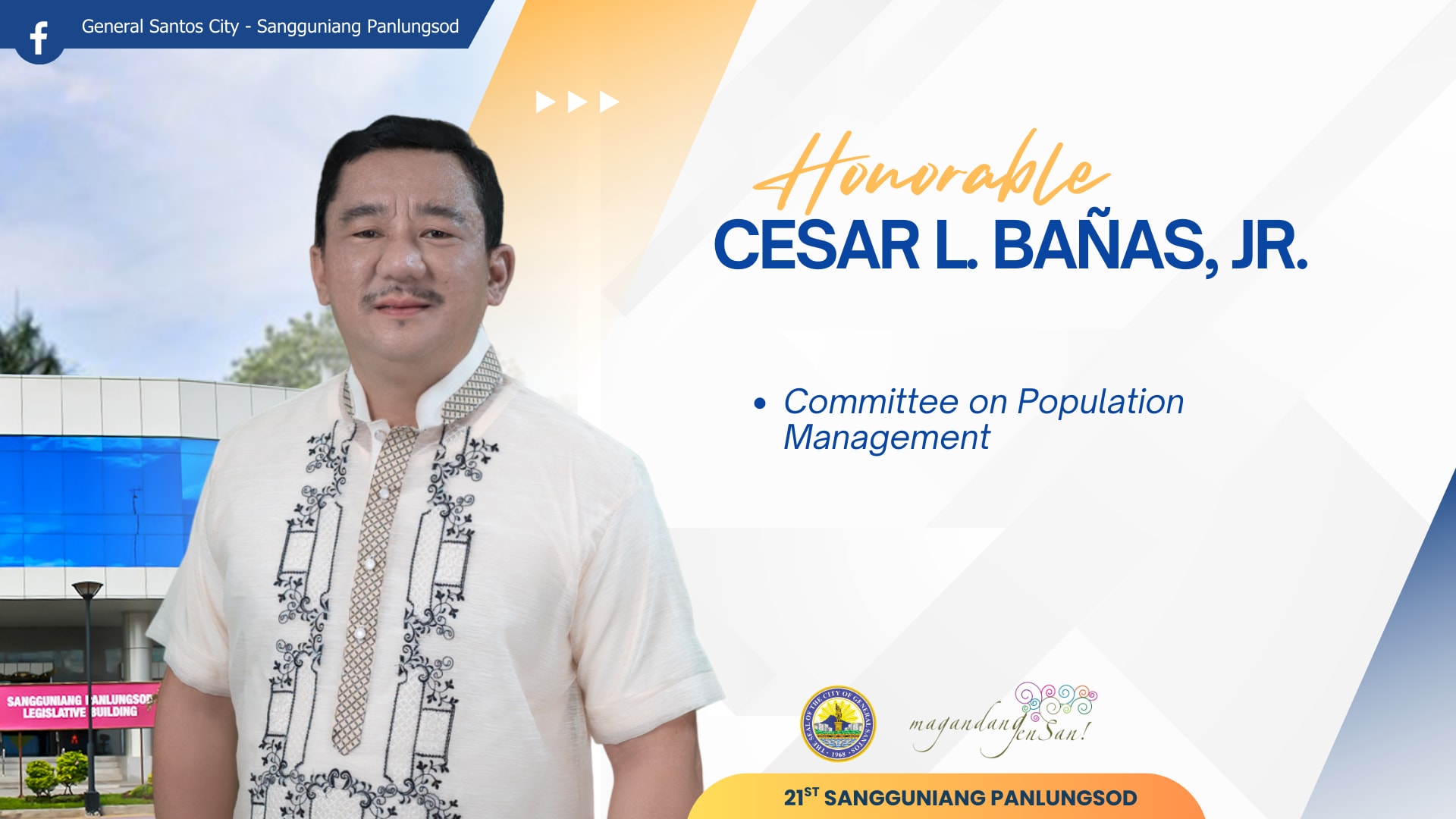 Portrait of Cesar L. Bañas Jr.