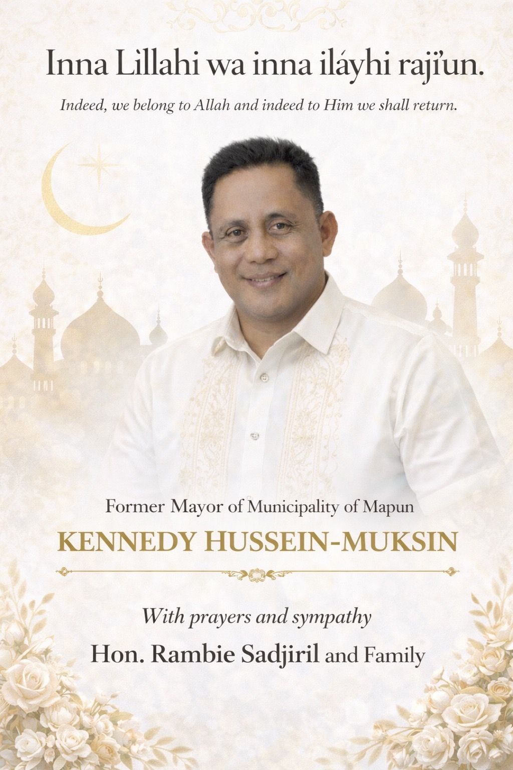 Portrait of Kennedy Hussin Muksin