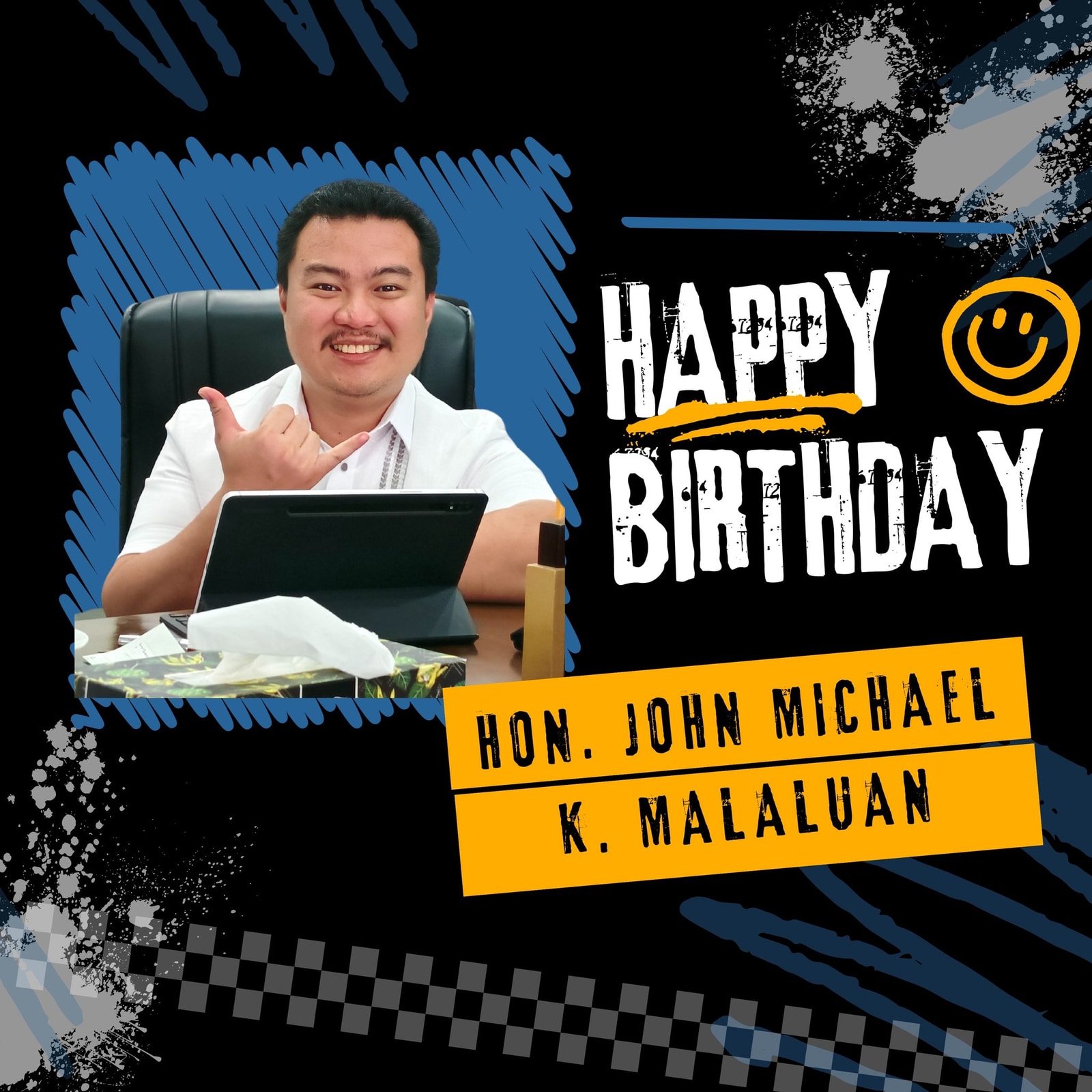 Portrait of John Michael King “Mike” Malaluan
